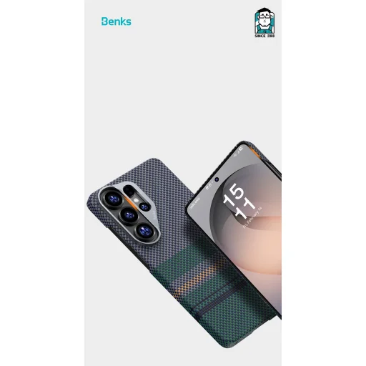 Benks magnetické puzdro Armor Air Aurora Kevlar 600D pre Samsung Galaxy S26 - 6