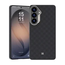 Benks Magnetic Armor Air Armor Grid Kevlarové puzdro s kovovým rámom 600D (E048) pre Samsung Galaxy S26 čierne