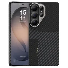 Benks Montage Magnetické puzdro Armor Air Kevlar s kovovým rámom 600D+1500D (F050) pre Samsung Galaxy S26 Ultra čierne