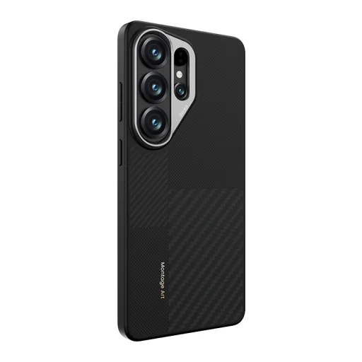 Benks Montage Magnetic Armor Pro Kevlarový obal Kovový rám 600D+1500D (L050) Samsung Galaxy S26 Ultra čierny obal - 4