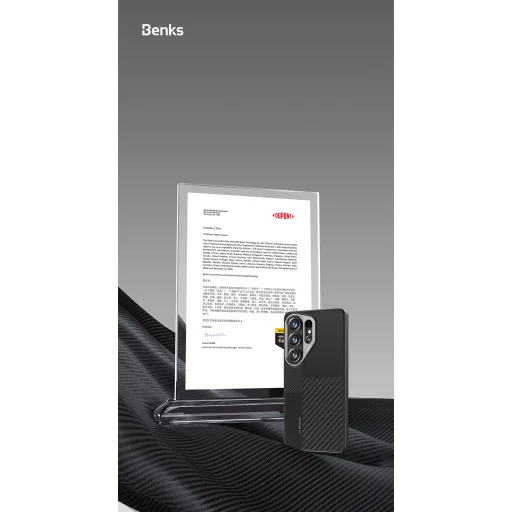 Benks Montage Magnetic Armor Pro Kevlarový obal Kovový rám 600D+1500D (L050) Samsung Galaxy S26 Ultra čierny obal - 8