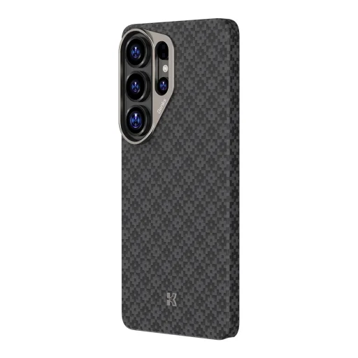 Benks Magnetické puzdro Armor Air Armor Grid Kevlar s kovovým rámom 600D (E050) pre Samsung Galaxy S26 Ultra, čierne - 4