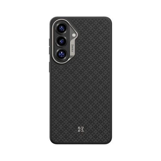 Benks Magnetické Armor Pro kevlarové puzdro s pancierovou mriežkou a kovovým rámom 600D (H048), Samsung Galaxy S26, čierne puzdro - 3