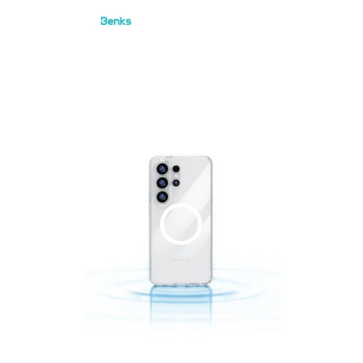 Benks mágneses kristály tok (A050) Samsung Galaxy S26 Ultra átlátszó tok - 7