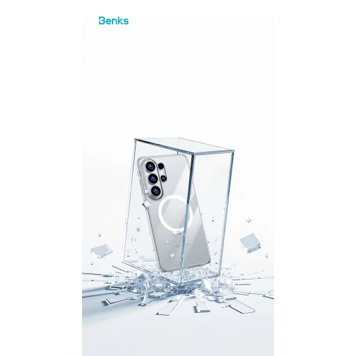 Benks mágneses kristály tok (A050) Samsung Galaxy S26 Ultra átlátszó tok - 9