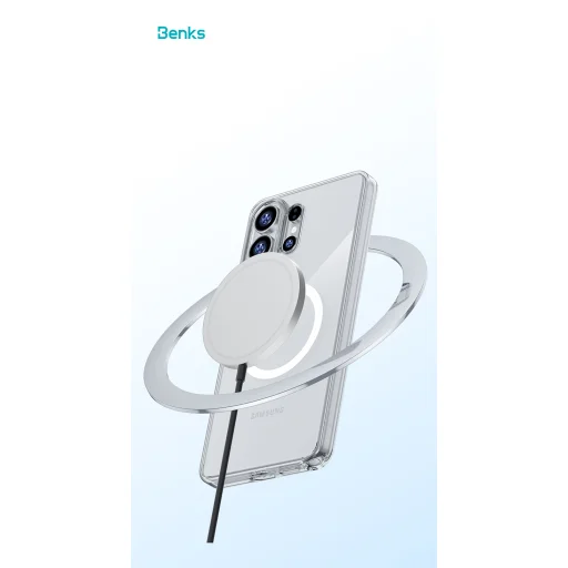 Benks mágneses kristály tok (A050) Samsung Galaxy S26 Ultra átlátszó tok - 10