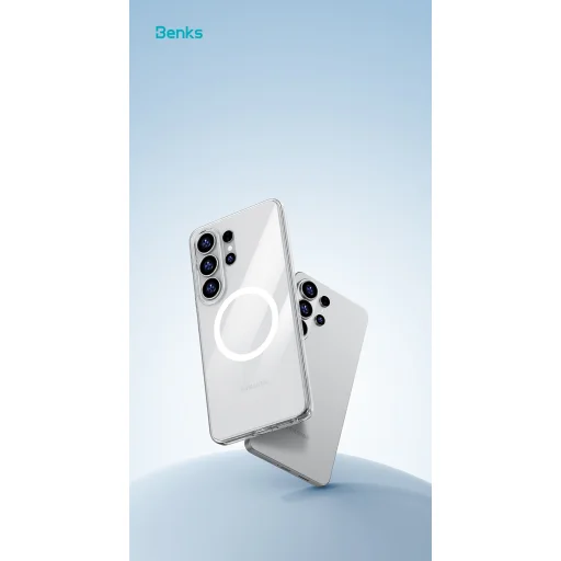 Benks mágneses kristály tok (A050) Samsung Galaxy S26 Ultra átlátszó tok - 5