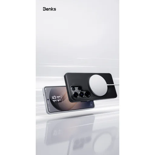 Benks Magnetický Vita Pro Silikónový obal (A050) Samsung Galaxy S26 Ultra sivý - 6