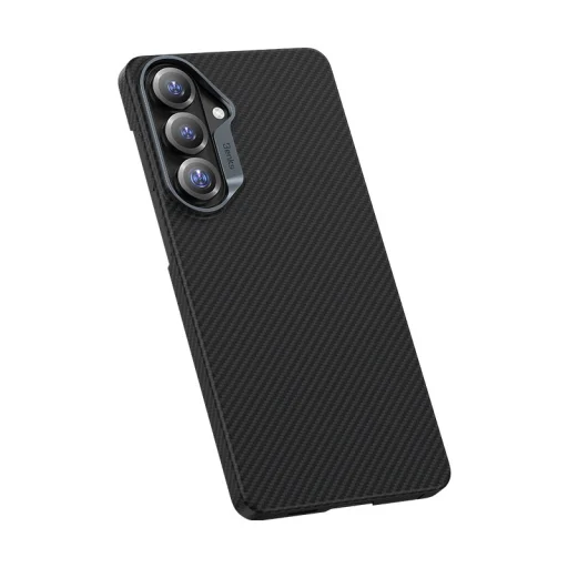 Benks Magnetic Armor Air Kevlar Puzdro s kovovým rámom 600D (J048) Samsung Galaxy S26 čierne - 4