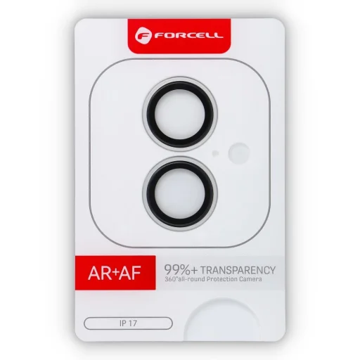 iPhone 17 kamera üvegfólia Forcell Premium ezüst - 4
