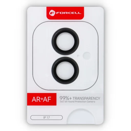 iPhone 17 Forcell Premium čierna sklenená fólia - 4