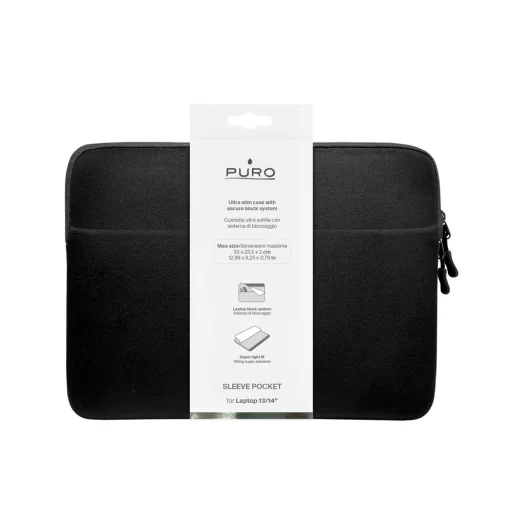 Puro SLIM POCKET Neoprénové puzdro 13'' čierne - 2