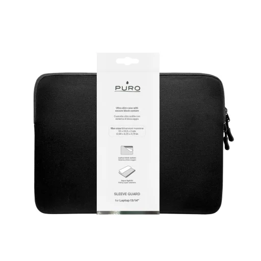 Puro SLIM GUARD Neoprénová taška na notebook 13-14'' čierna - 2