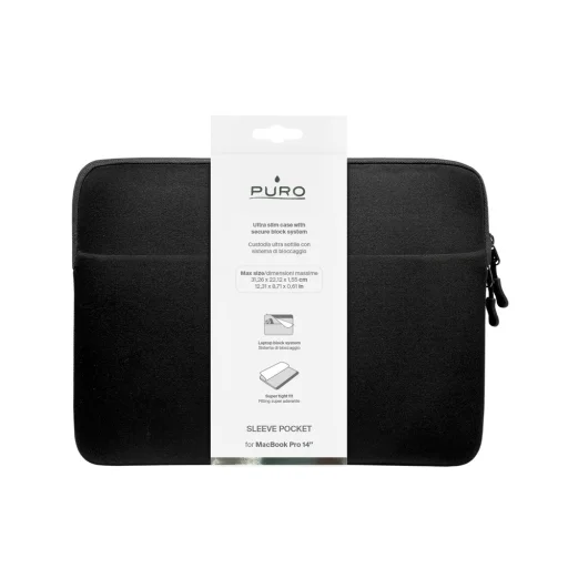 Puro SLIM POCKET Puzdro Neoprén 14'' čierna - 2