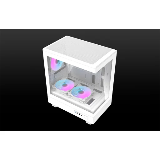 DarkFlash DB330M biela počítačová skriňa (+3 ventilátory) v2 - 16
