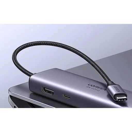 Ugreen CM512 USB-C hub/adaptér 2x USB 3.0, HDMI 4K, RJ45, SD/TF, PD - 8