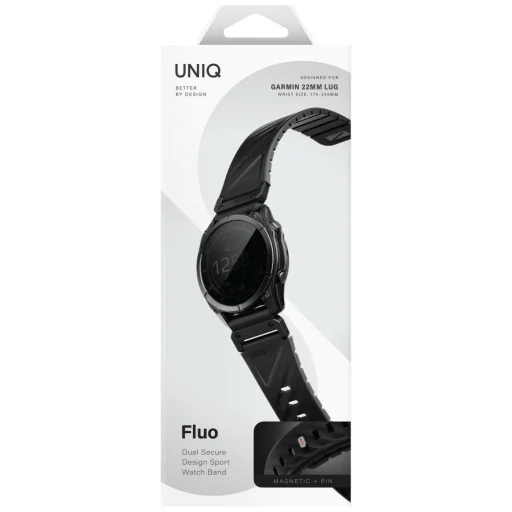 Garmin UNIQ Fluo Remienok 22mm Čierny - 6