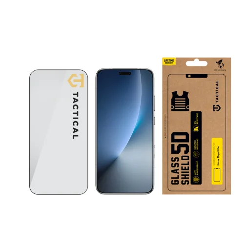 Taktický sklenený štít 5D Honor Magic8 Pro ochranné sklo, čierne - 3