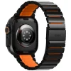 Apple Watch UNIQ Strova Flex Remienok Čierny a oranžový thumbnail