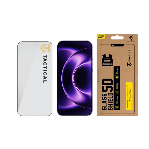 Tactical Glass Shield 5D Xiaomi 17 Ultra fekete üvegfólia - 3