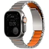 Apple Watch 44/45/46/49mm UNIQ Strova Flex remienok Strieborný Oranžový thumbnail