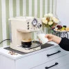 Zilan ZLN2992 retro espresso kávovar, 1100 W, 15 bar, kapacita 1,25 litra, napeňovač mlieka, béžový thumbnail