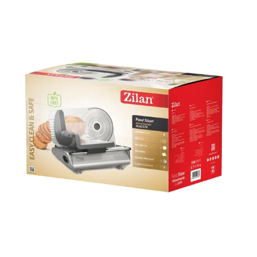 Krájač Zilan ZLN3376, 150 W, 190 mm otočný nôž, nastaviteľná hrúbka krájania, bezpečné prevedenie - 5