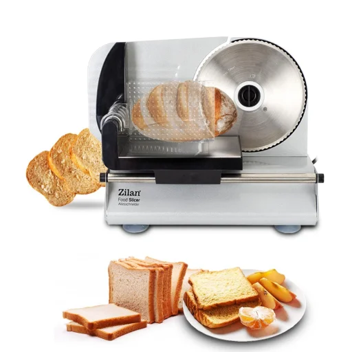 Zilan ZLN3376 szeletelőgép, 150 W, 190 mm-es forgókés, állítható szeletelési vastagság, biztonságos kivitel - 10