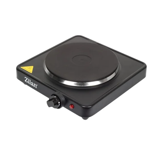 Zilan ZLN2174 elektromos főzőlap, 1500 W, 1 főzőlap, hőmérséklet szabályozó, fekete - 1