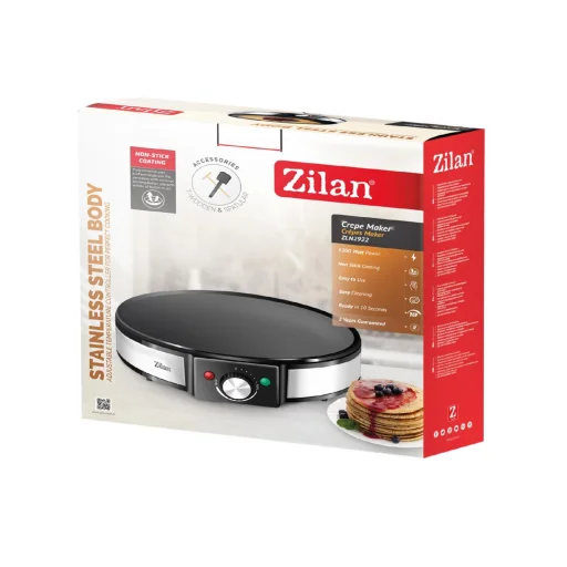 Zilan ZLN2922 elektromos palacsintasütő, 1200 W, 30 cm-es palacsinta, 10 másodperces sütés - 5