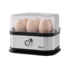 Zilan ZLN4109 elektromos tojásfőző, 200 W, 6 tojásos, LED jelzőfény, rozsdamentes acél