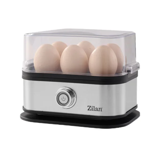 Zilan ZLN4109 elektromos tojásfőző, 200 W, 6 tojásos, LED jelzőfény, rozsdamentes acél - 1