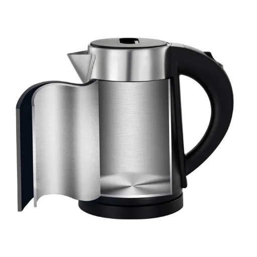 Zilan ZLN3387 rýchlovarná kanvica, 800 W, dvojstenná, 0,8 l, otočná o 360°, skrytá výhrevná špirála, kontrolka, čierna - 2