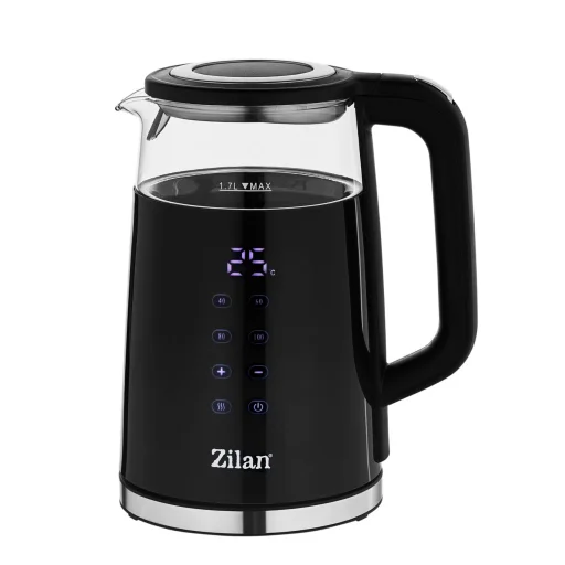 Zilan ZLN7859 vízforraló, max. 2200 W, 1,5 literes, rejtett fűtőszál, digitális kijelző - 1