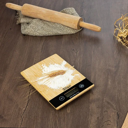 Zilan ZLN8989 kuchynská váha, max. 5kg, LCD displej, 5 merných jednotiek, batériové napájanie - 3