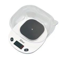 Zilan ZLN7880 misková kuchynská váha, max. 5 kg, 1000 ml miska, LCD displej, napájanie na batérie