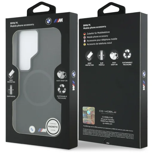 Samsung Galaxy S26 Ultra BMW M Kovové Logo MagSafe čierne puzdro - 8