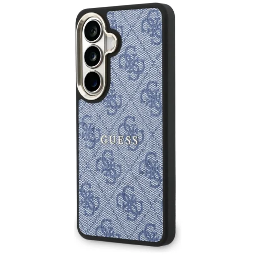 Samsung Galaxy S26 Guess 4G Embosovaný krúžok MagSafe puzdro modré - 2