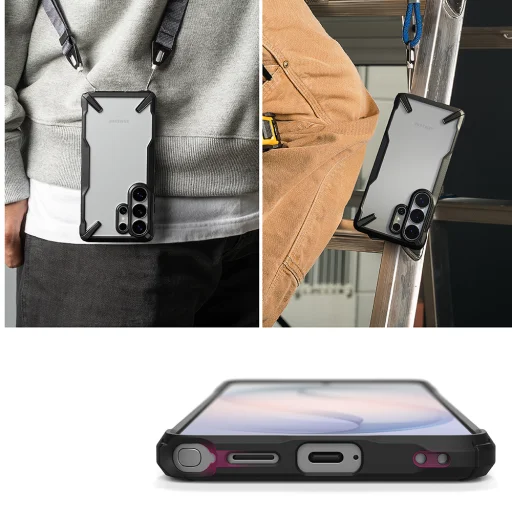 Ringke - Fusion X - Samsung Galaxy S26 Ultra - Čierne puzdro - 7