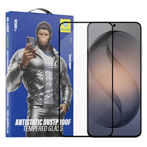 Blueo - Privátne sklo proti nahliadaniu (5-dielne balenie) - Samsung Galaxy S26 - Čierne ochranné sklo - 1