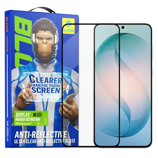 Blueo - Antireflexné HD ochranné sklo - Samsung Galaxy S26 Plus - Čierne ochranné sklo ochranné sklo - 1