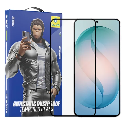 Blueo - Protišpionážna sklenená fólia na ochranu súkromia (5 kusov) - Samsung Galaxy S26 Plus - Čierna sklenená fólia sklenená fólia - 1