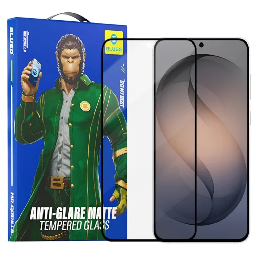 Blueo - Antireflexné Matné Sklo - Samsung Galaxy S26 - Čierne ochranné sklo ochranné sklo - 1