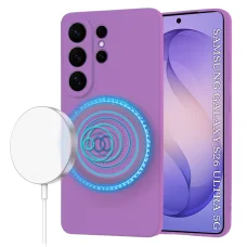 Samsung Galaxy S26 Ultra Fialové Techsuit SoftFlex MagSafe puzdro