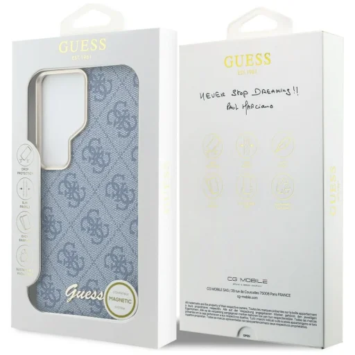 Samsung Galaxy S26 Ultra Guess 4G Script MagSafe tok kék - 8