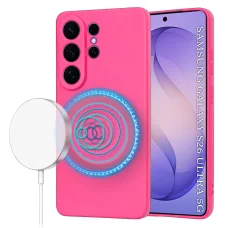 Samsung Galaxy S26 Ultra Horúca ružová Techsuit SoftFlex MagSafe puzdro