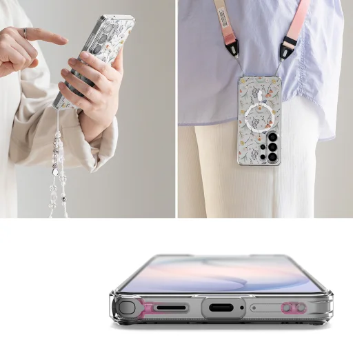 Ringke - Fusion MagSafe - Samsung Galaxy S26 Ultra - Puzdro so sušenými kvetmi - 7