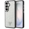 Samsung Galaxy S26 Guess Fixed Glitter Triangle strieborné puzdro thumbnail