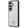 Samsung Galaxy S26 Guess Fixed Glitter Triangle strieborné puzdro thumbnail