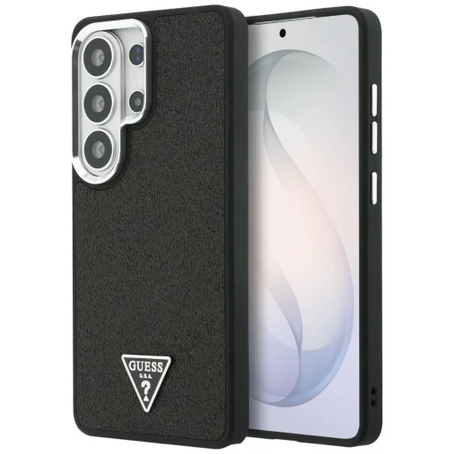 Samsung Galaxy S26 Ultra Guess Fix Glitter Triangle MagSafe puzdro čierne - 1